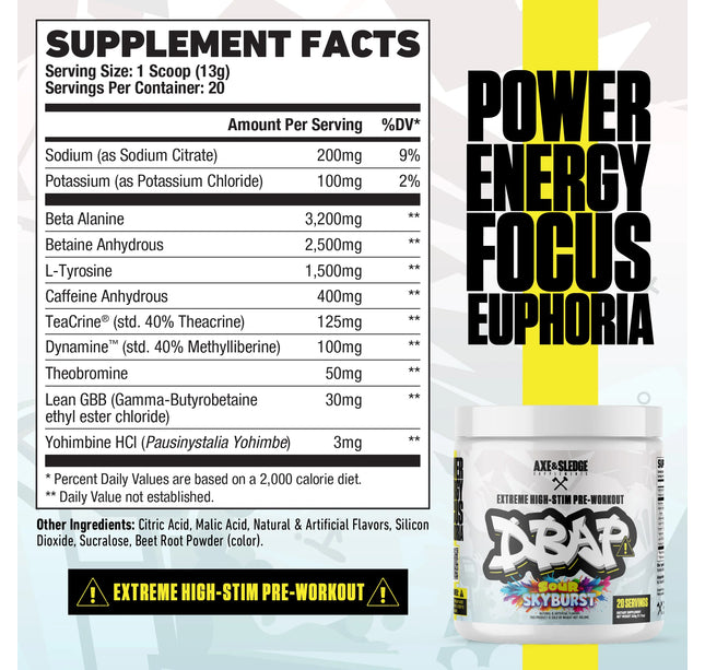 AXE & SLEDGE - DBAP - Pre-Workout - USA