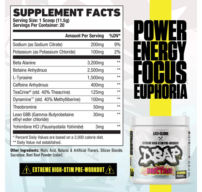 AXE & SLEDGE - DBAP - Pre-Workout - USA