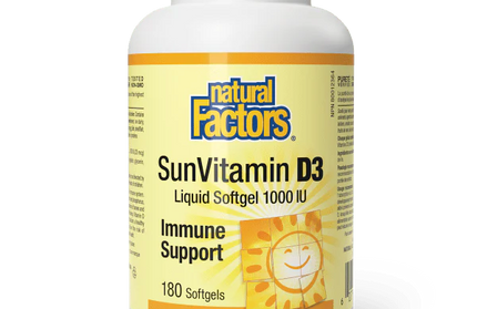 NATURAL FACTORS - SunVitamin - D3 - Softgels
