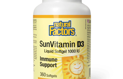 NATURAL FACTORS - SunVitamin - D3 - Softgels