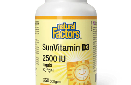 NATURAL FACTORS - SunVitamin - D3 - Softgels
