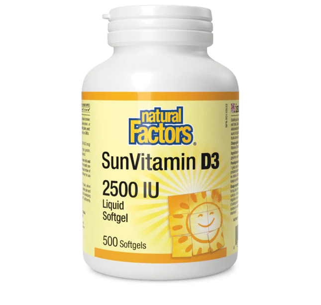 NATURAL FACTORS - SunVitamin - D3 - Softgels