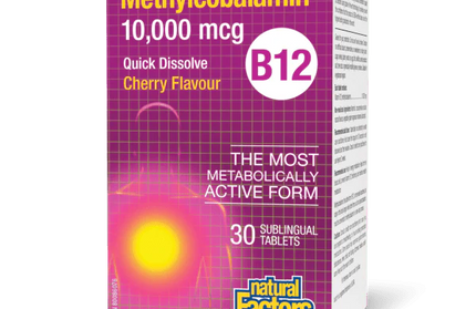 NATURAL FACTORS - B12 Methylcobalamin - Sublingual Tabs