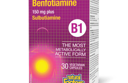 NATURAL FACTORS - B1 - BioCoenzymated® Benfotiamine B1 plus Sulbutiamine