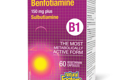 NATURAL FACTORS - B1 - BioCoenzymated® Benfotiamine B1 plus Sulbutiamine