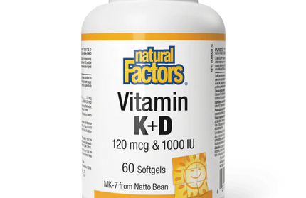 NATURAL FACTORS - Vitamin D3 + K2