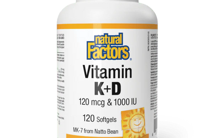 NATURAL FACTORS - Vitamin D3 + K2