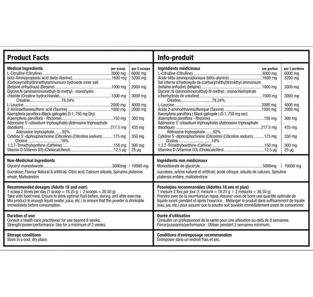BULL NUTRITION - 12 Strong - Pre-Workout