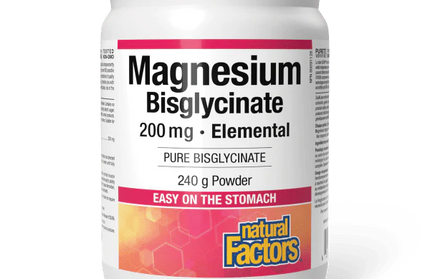NATURAL FACTORS - Magnesium Bisglycinate Powder