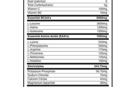 BALLISTIC SUPPS - Amino Reload - Recovery - EAA