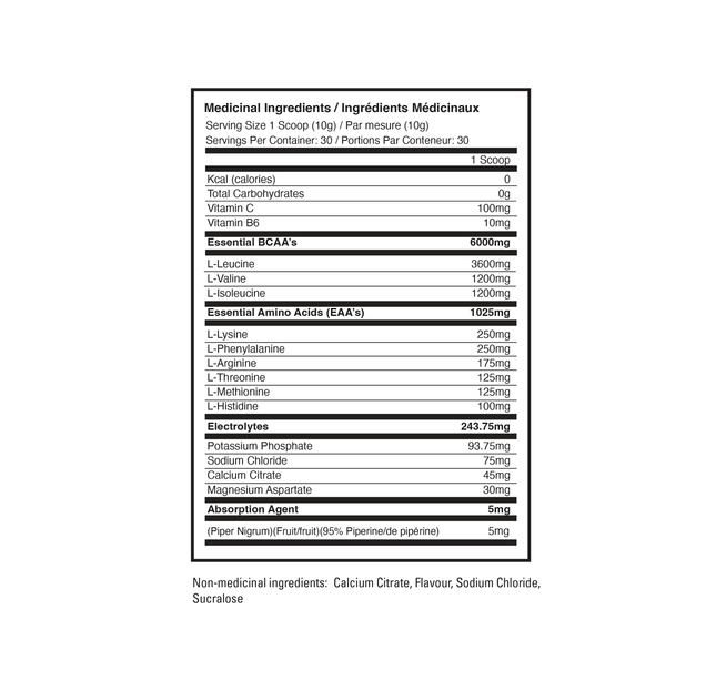 BALLISTIC SUPPS - Amino Reload - Recovery - EAA