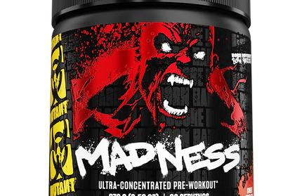 MUTANT - Madness - Pre-Workout - Version 2- (red, white, black labels)
