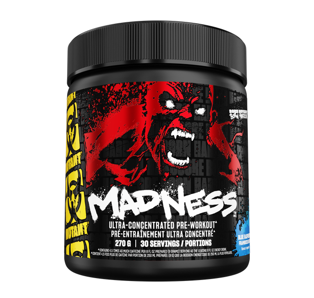 MUTANT - Madness - Pre-Workout - Version 2- (red, white, black labels)