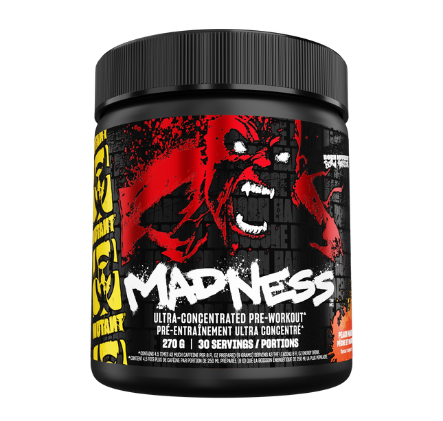 MUTANT - Madness - Pre-Workout - Version 2- (red, white, black labels)
