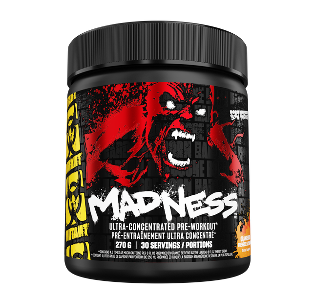 MUTANT - Madness - Pre-Workout - Version 2- (red, white, black labels)