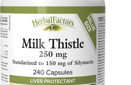 NATURAL FACTORS - Herbal Factors - Milk Thistle + Silymarin