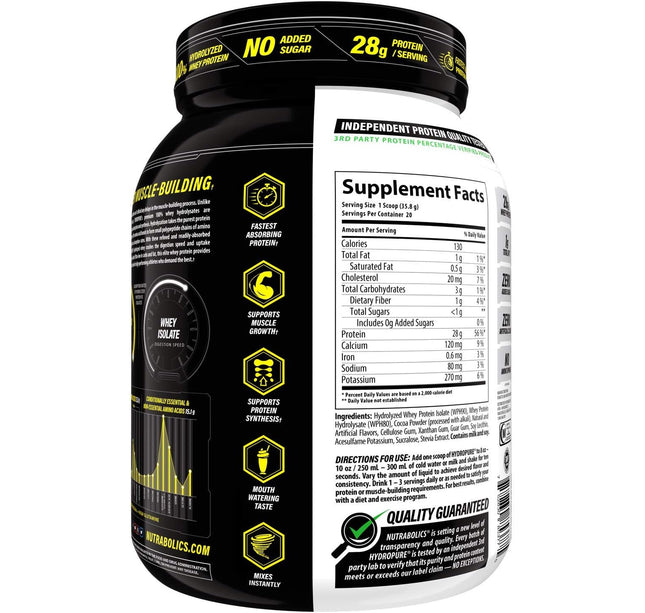 NUTRABOLICS - HydroPure - Protein - ISO