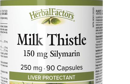 NATURAL FACTORS - Herbal Factors - Milk Thistle + Silymarin