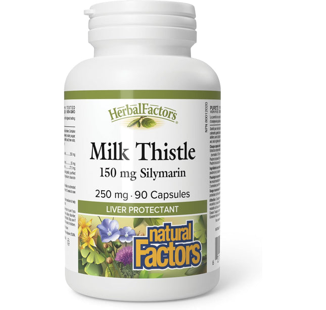 NATURAL FACTORS - Herbal Factors - Milk Thistle + Silymarin