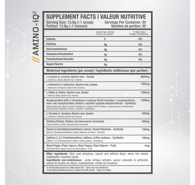 BEYOND YOURSELF - Amino iQ2 - Recovery - BCAA + Nootropics