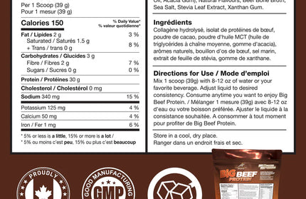 CONFIDENT SPORTS - Big Beef - Protein - Beef