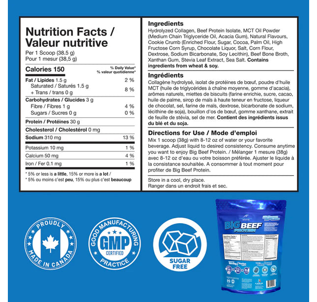 CONFIDENT SPORTS - Big Beef - Protein - Beef