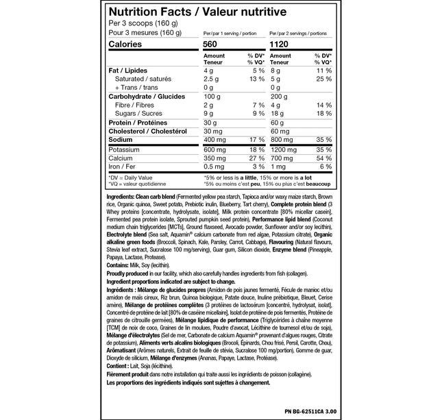 PVL - Clean Mass XL - Protein - Gainer