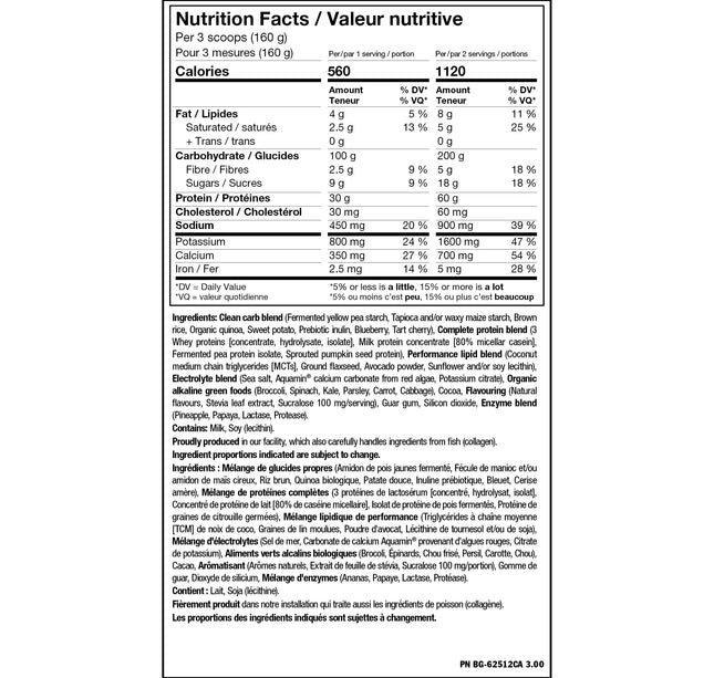 PVL - Clean Mass XL - Protein - Gainer