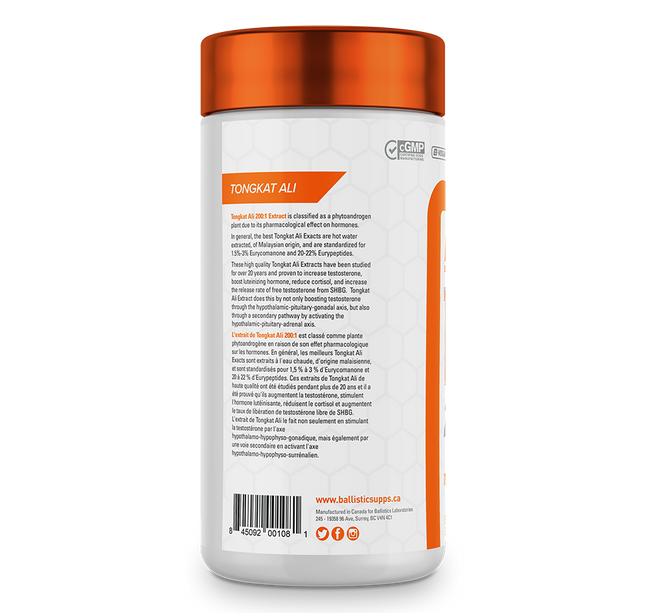 BALLISTIC SUPPS - Tongkat Ali - Test Booster