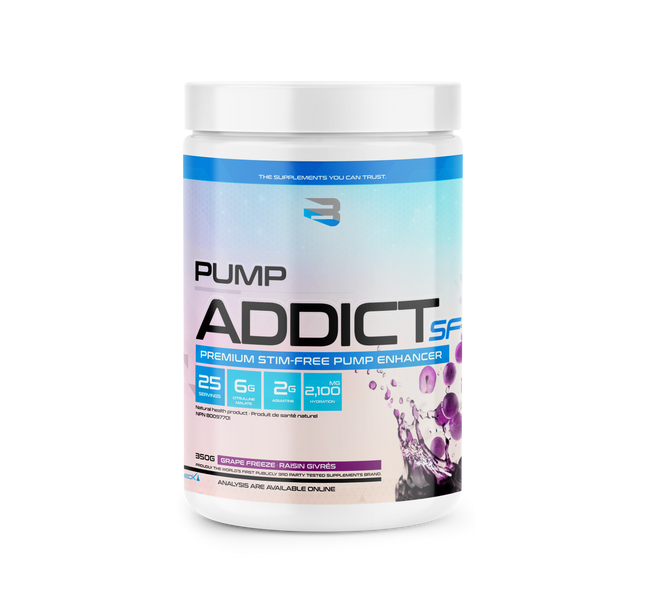 BELIEVE SUPPLEMENTS - Pump Addict SF - Stim-Free - Pre-Workout