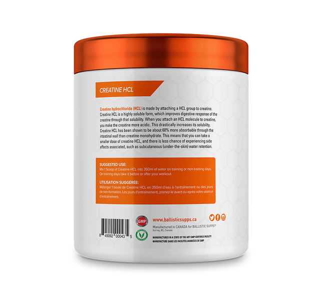 BALLISTIC SUPPS - Creatine HCL - Powder