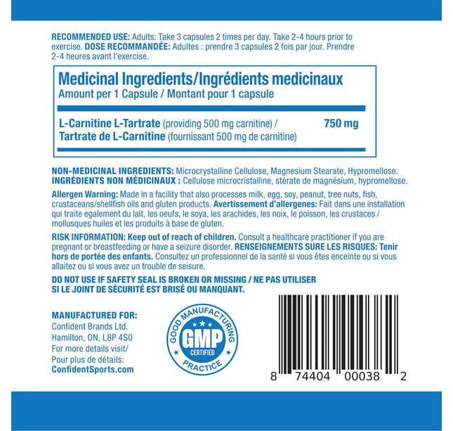 CONFIDENT SPORTS - L-Carnitine