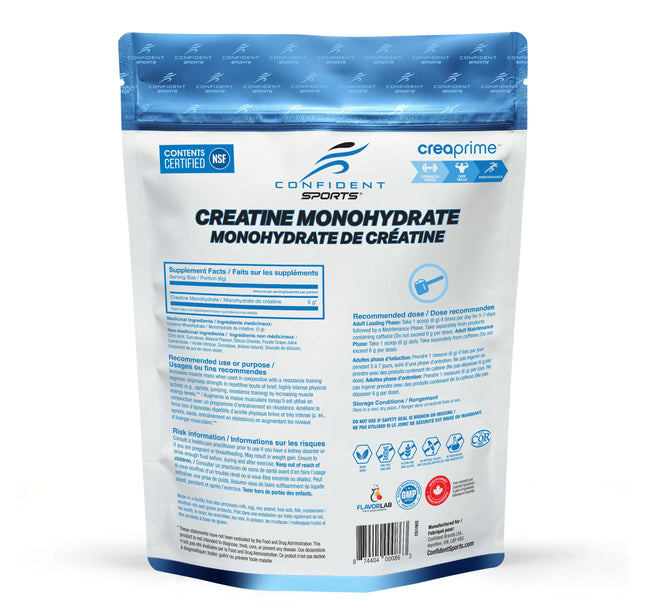 CONFIDENT SPORTS - Creatine Monohydrate - Flavoured Powder