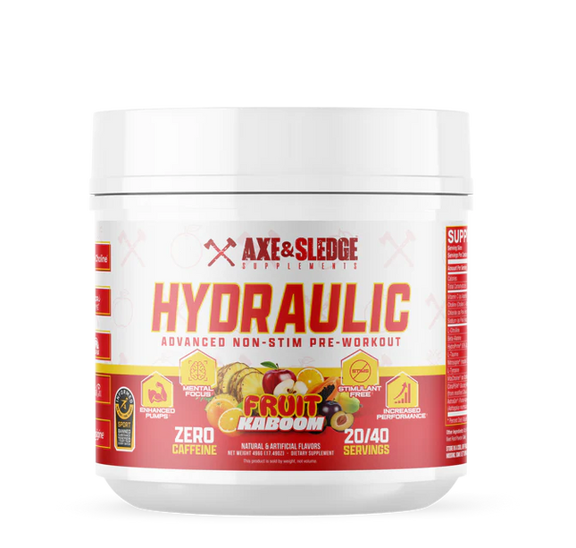 AXE & SLEDGE - Hydraulic V2 - Pre-Workout - Stim-Free - USA