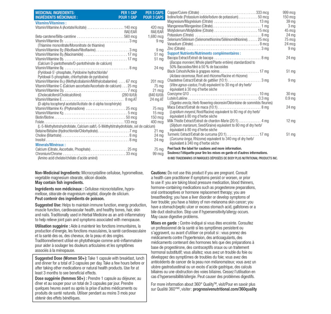 PROGRESSIVE - Multi-Vitamin - Women 50+