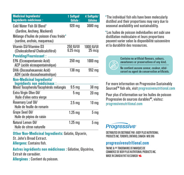 PROGRESSIVE - OmegEssential + Vitamin D3