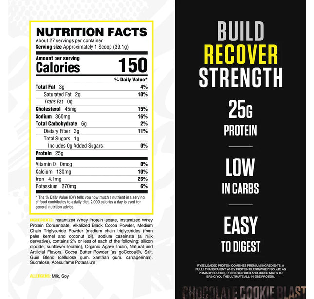 RYSE - Loaded Protein - Protein - Whey
