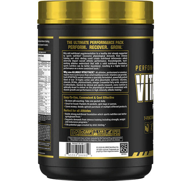 ALLMAX - VitaStack Pill Pack - Multi-Vitamin