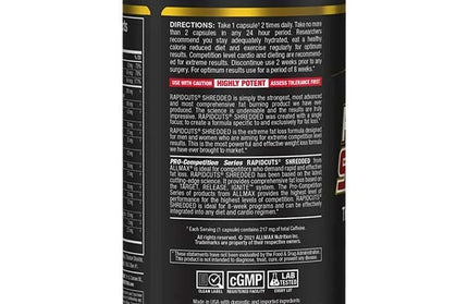 ALLMAX - Rapidcuts Shredded Thermogenic