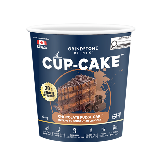 GRINDSTONE BLENDS - Cup-Cake - Protein Snack Single Serve Cup