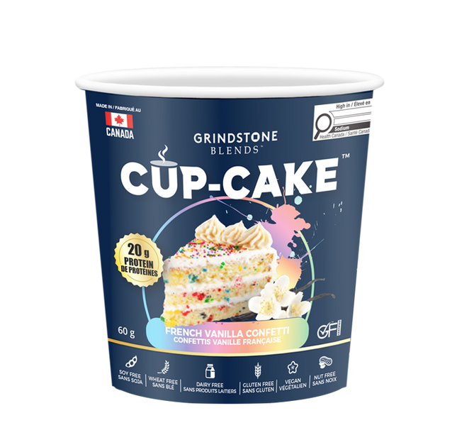 GRINDSTONE BLENDS - Cup-Cake - Protein Snack Single Serve Cup
