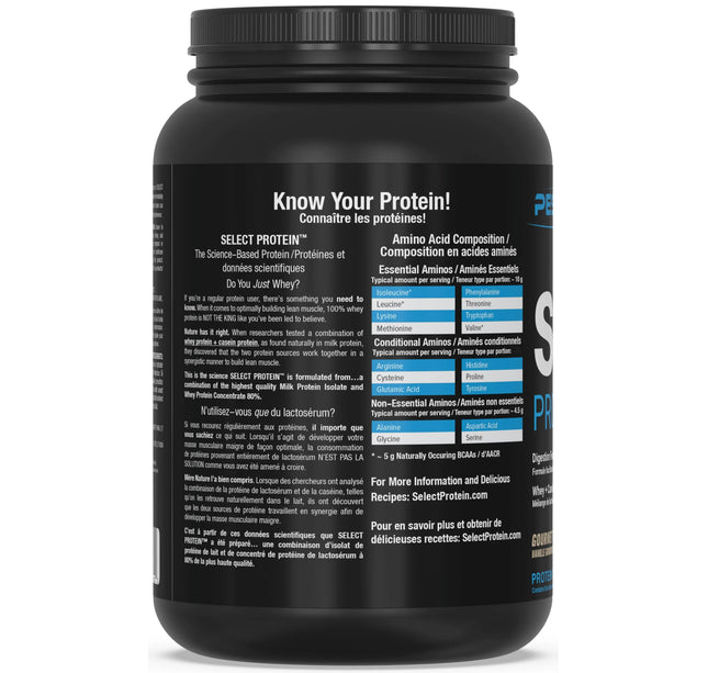 PE SCIENCE - Select - Protein - Whey + Casein