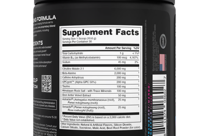 BUCKED UP - Bucked Up - Pre-Workout - USA